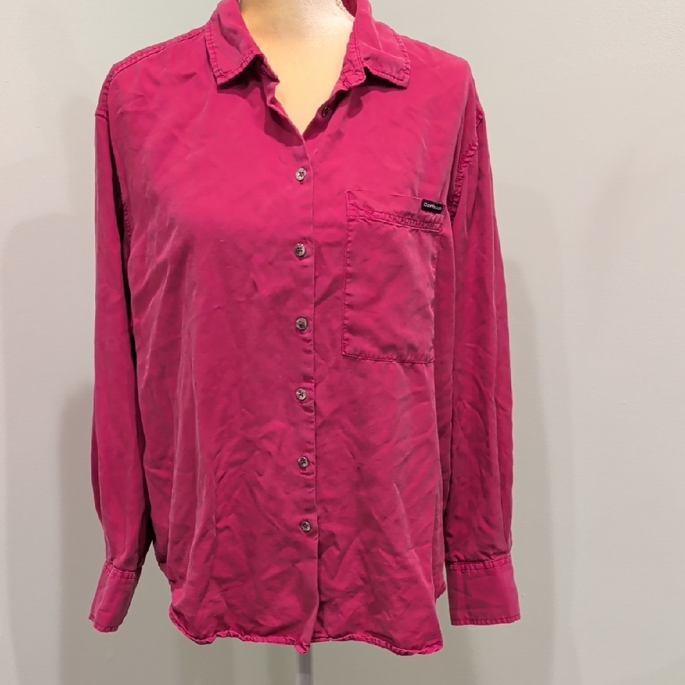 Calvin Klein Jeans Fuchsia Shirt